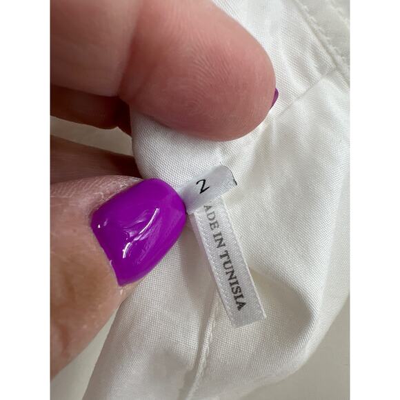 Sandro Paris Black Lace Bottom Shorts Romper Size 2/ US 6 Medium - Picture 9 of 10